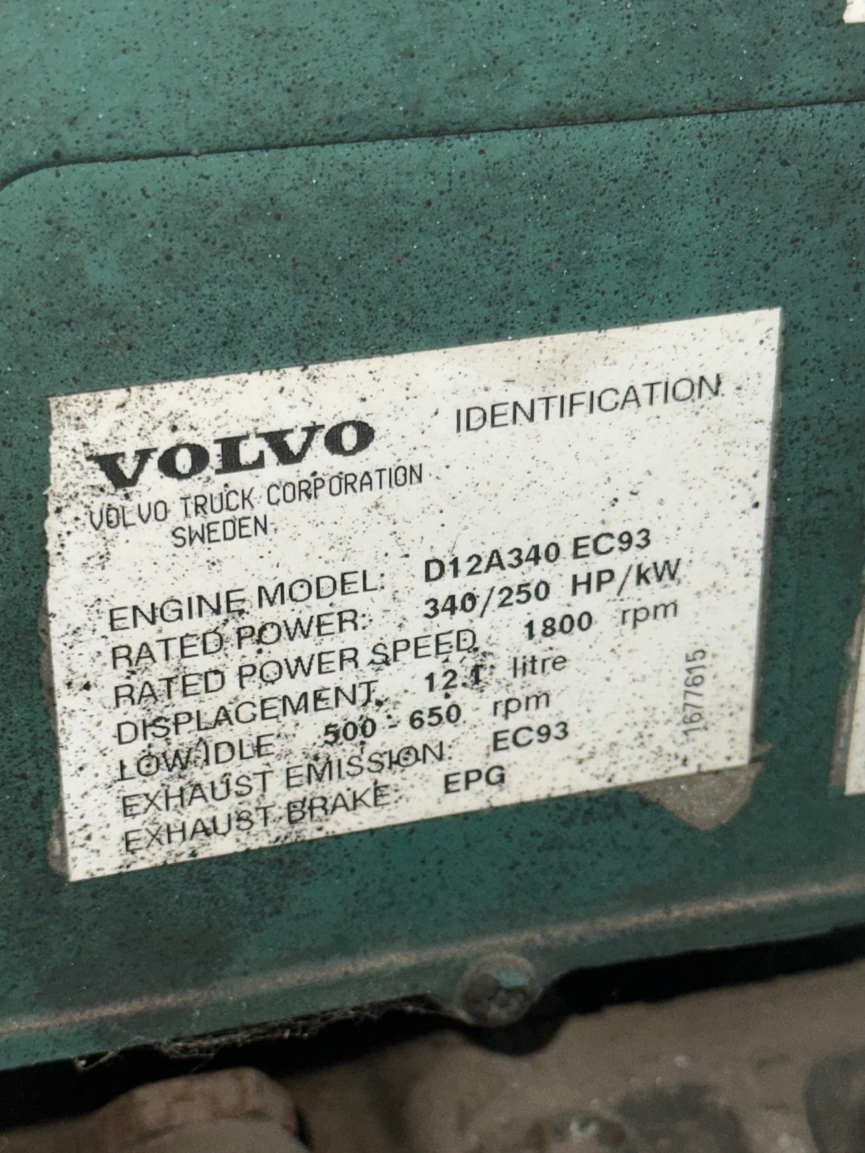 Motore Volvo FH 380/420 usato