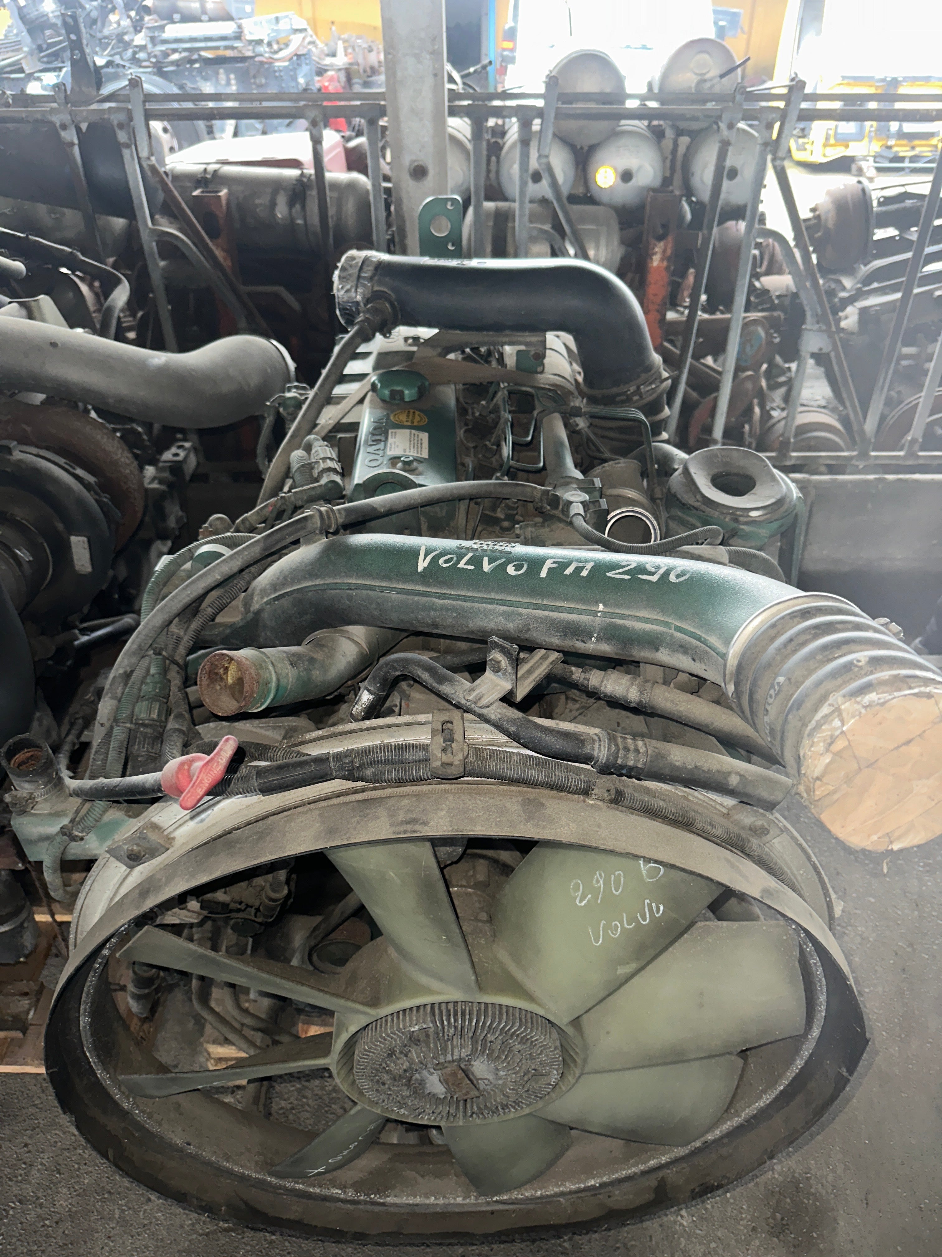 Motore Volvo FM290 tipo D7C290 usato