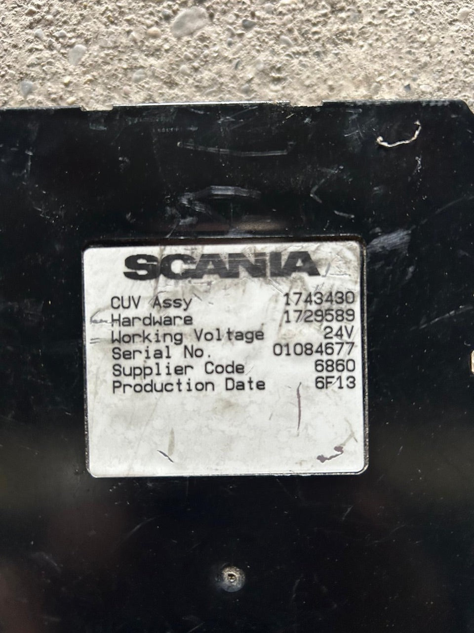 Centralina Scania CUV Assy usata
