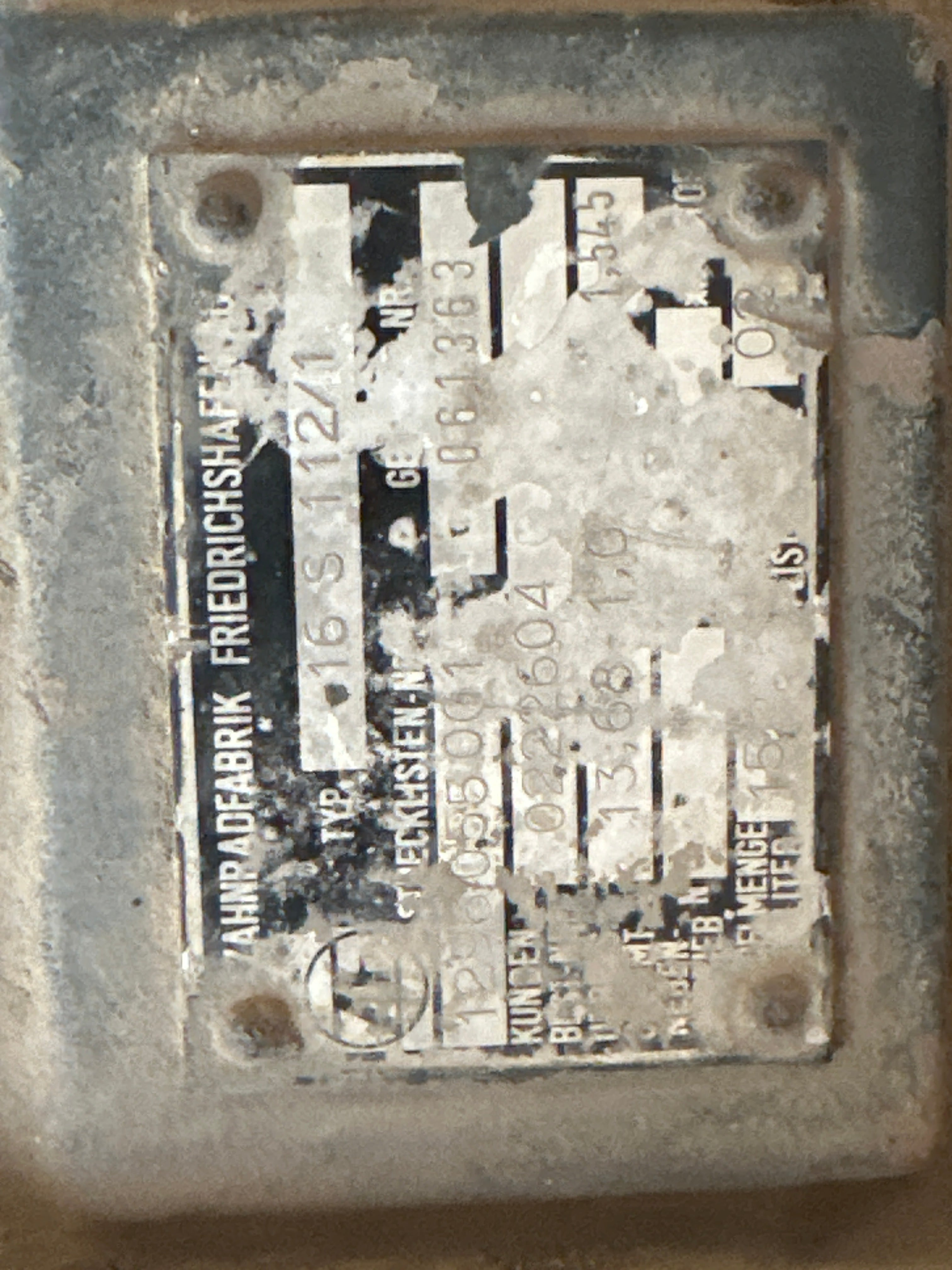 Cambio Daf 2500 tipo ZF usato