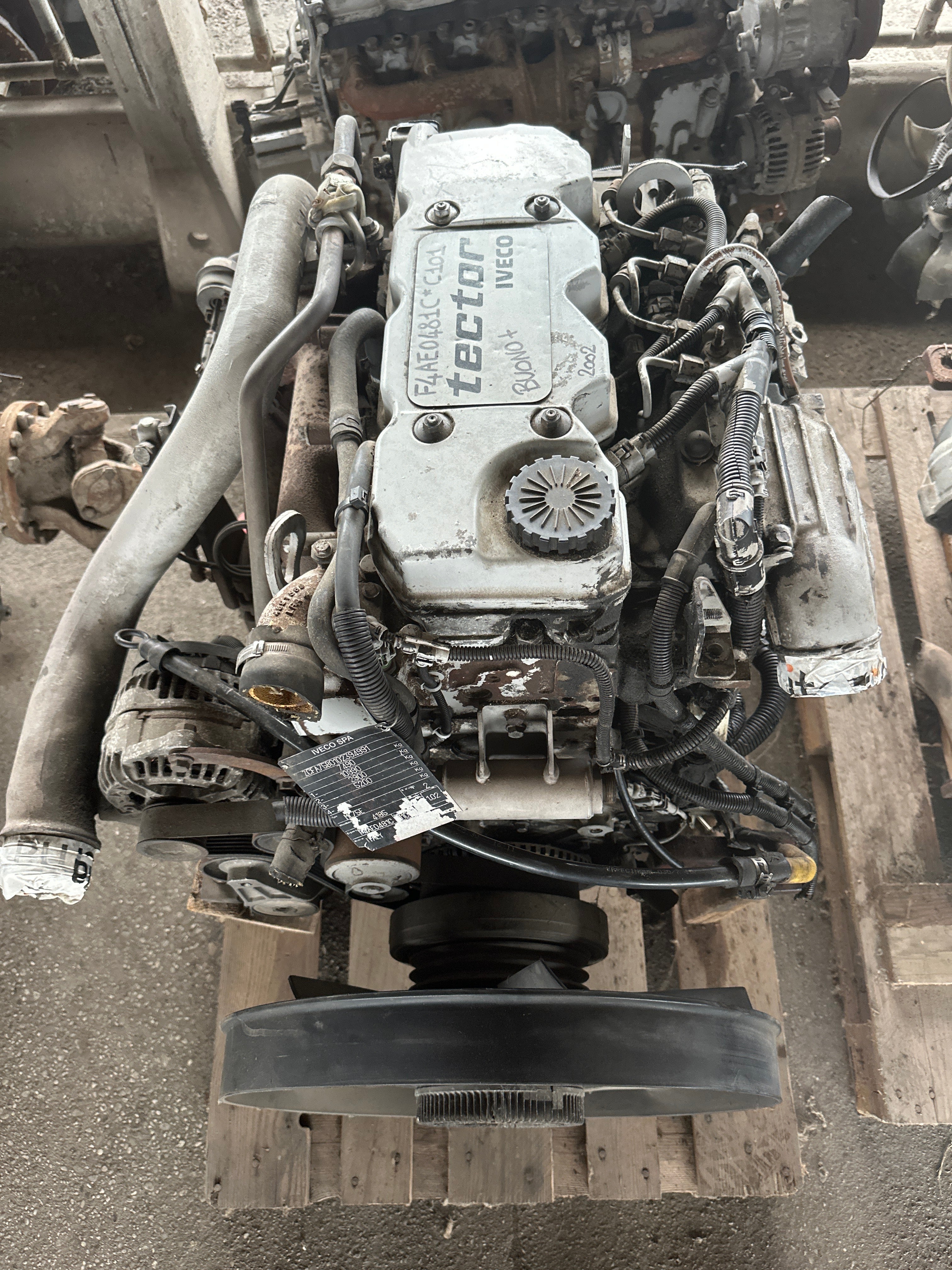 Motore Iveco 75E15/E18 tipo Tector 4 cilindri usato