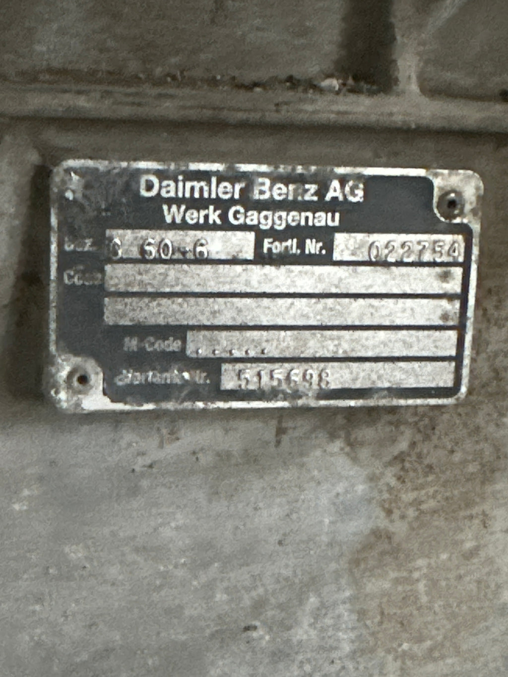 Cambio Mercedes Atego tipo G60.6 usato