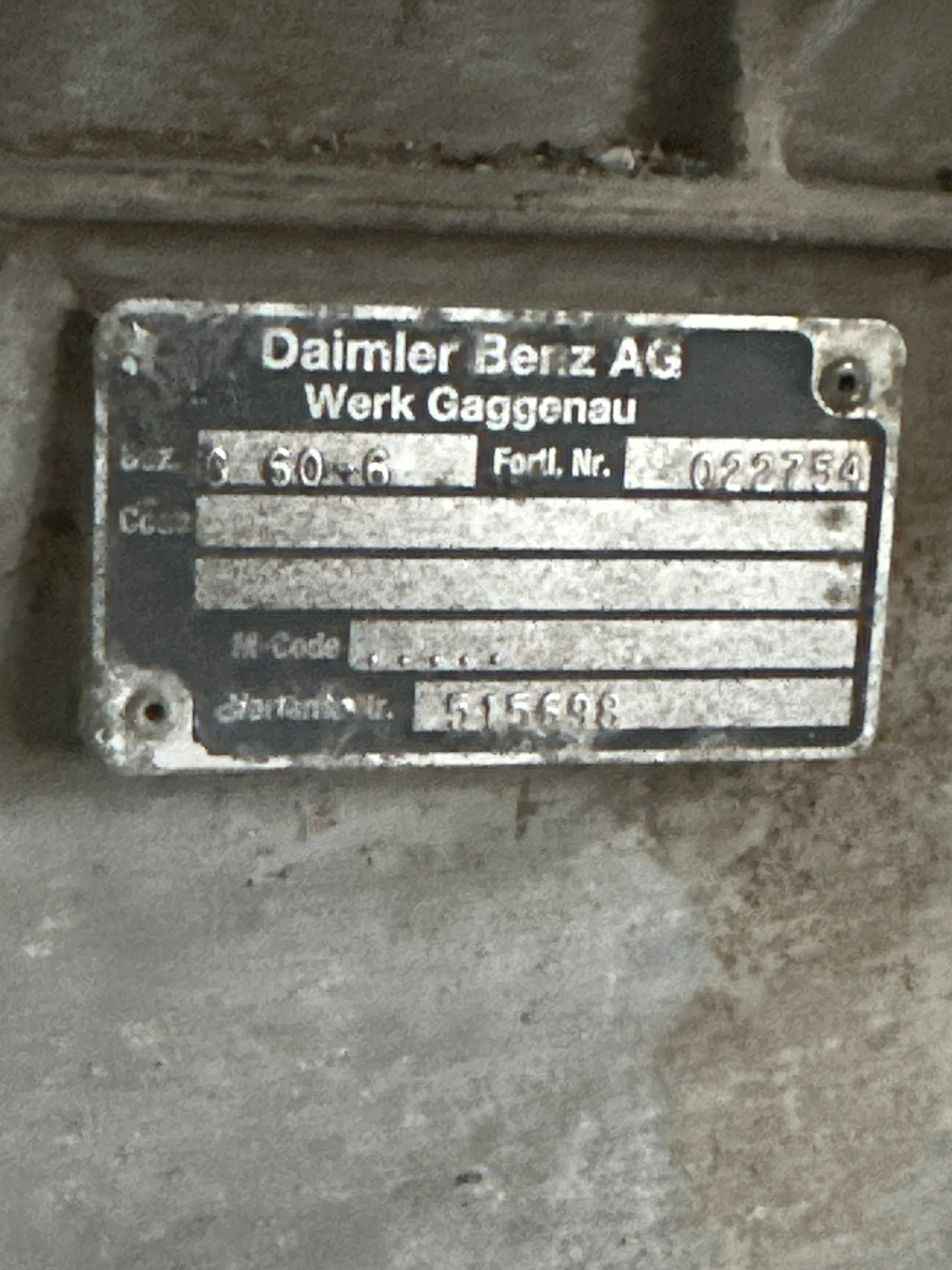 Cambio Mercedes Atego tipo G60.6 usato