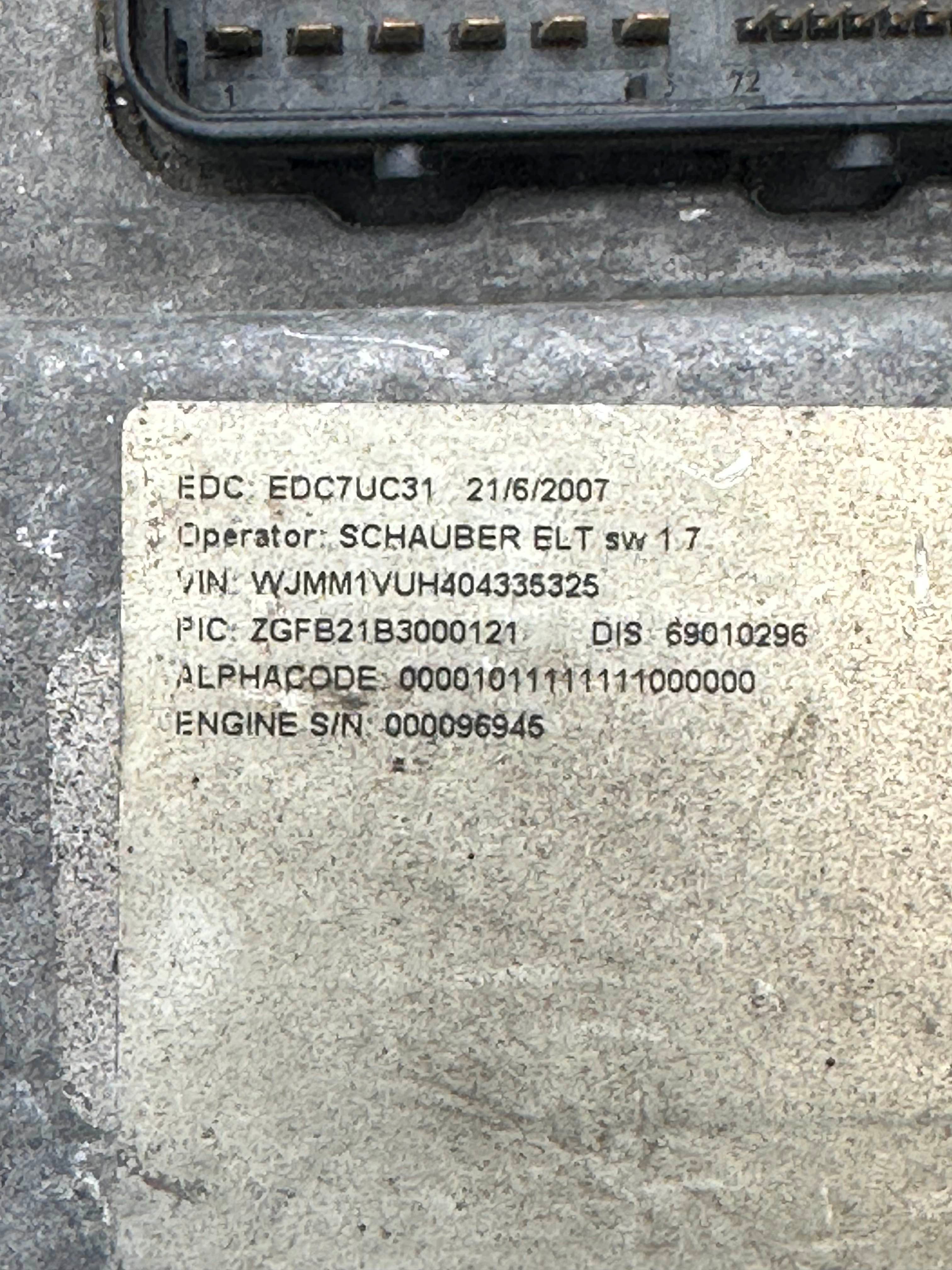 Centralina motore Iveco Cursor 13 E5