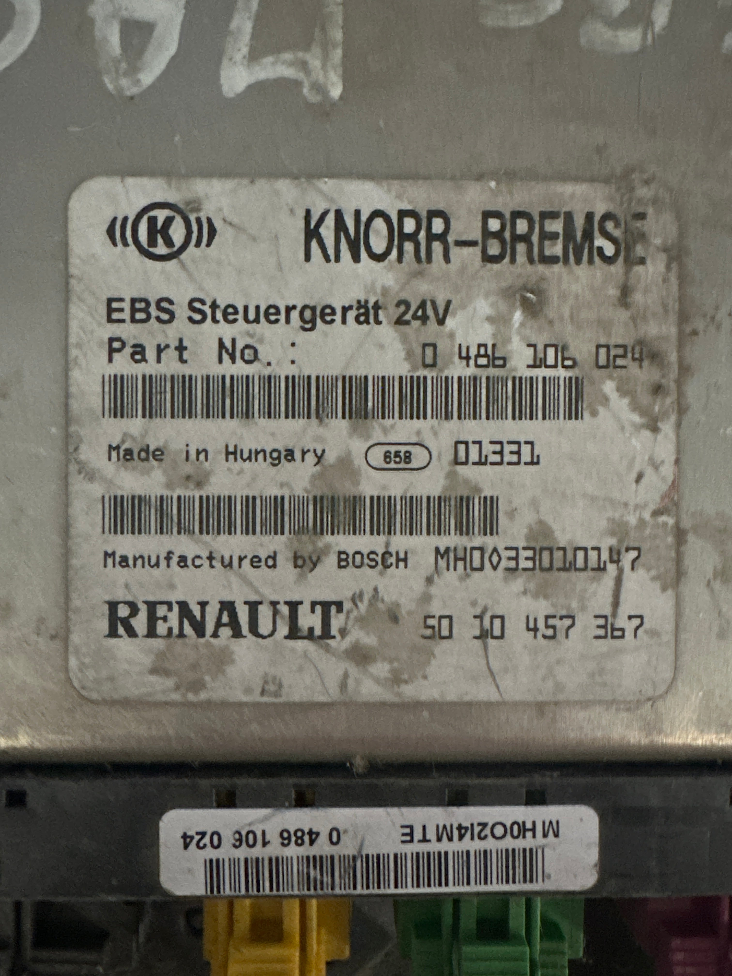 Centralina EBS Renault magnum 480 usata