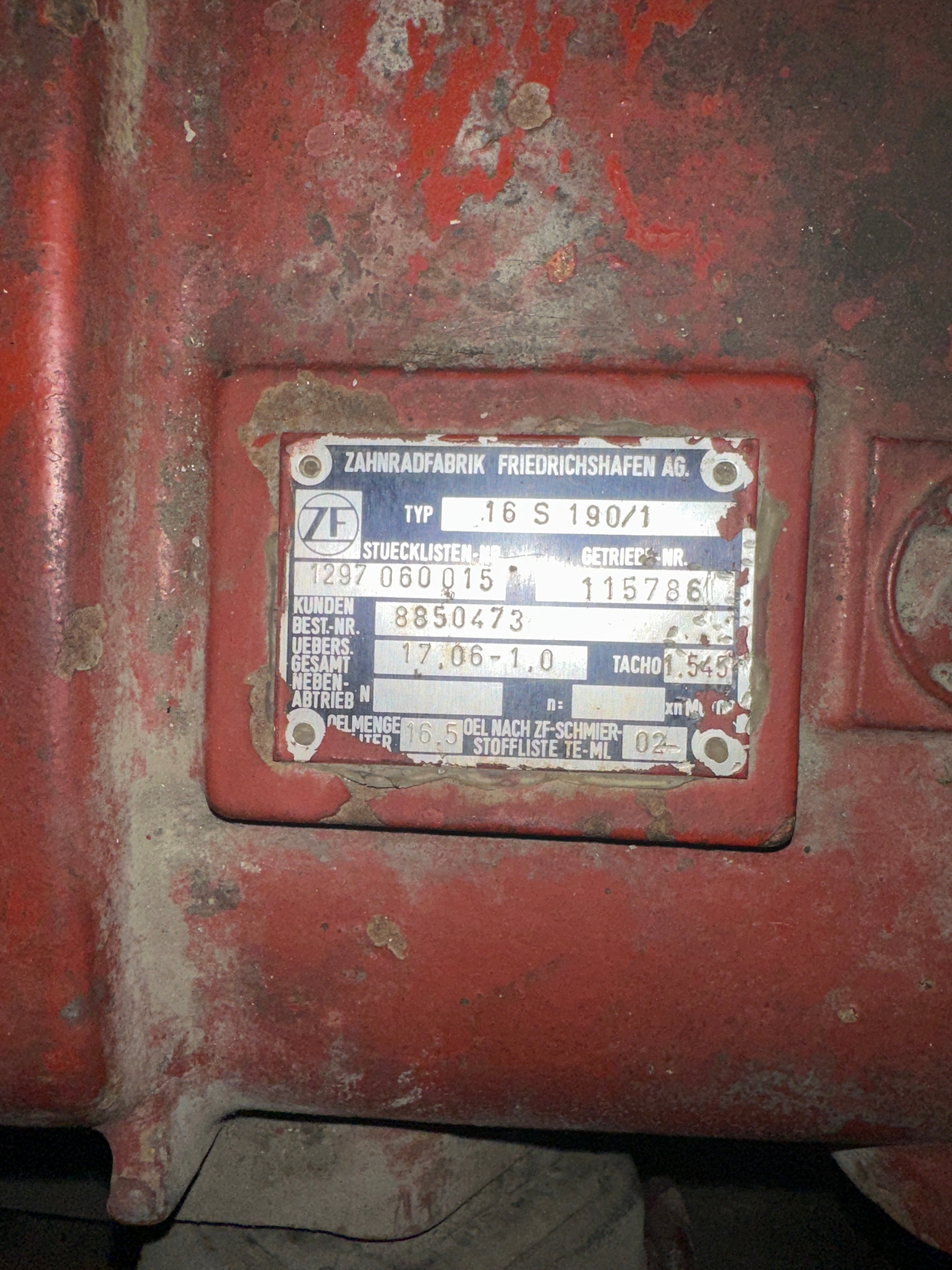 Cambio Iveco 330.36 tipo ZF 16S190/1 usato