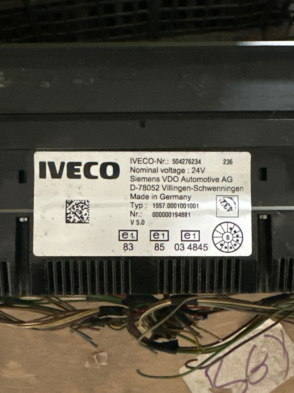 Quadro strumenti Iveco Stralis E5