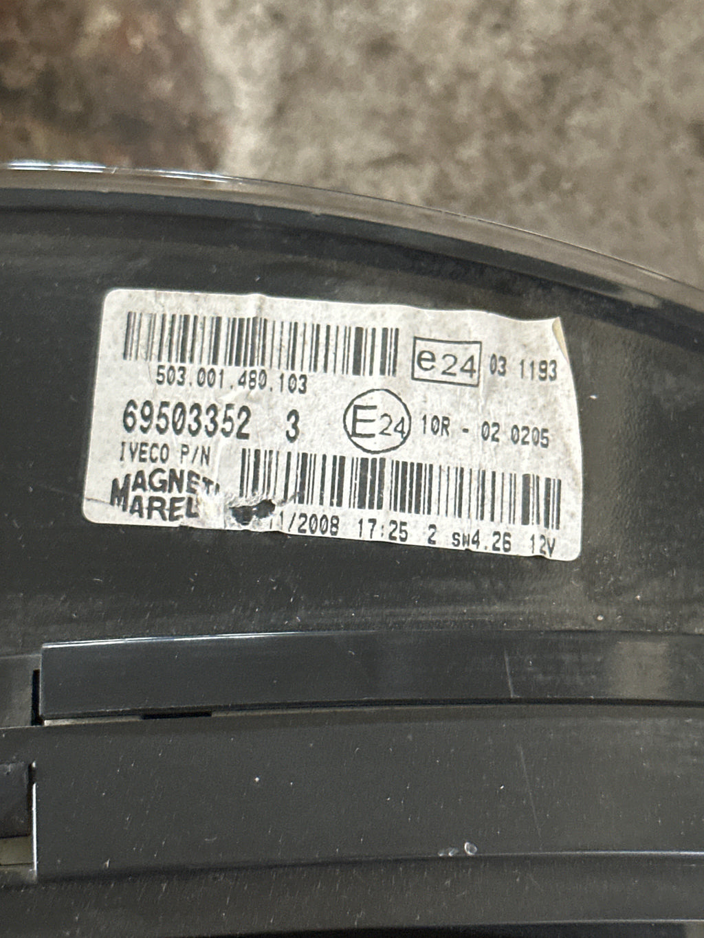 Quadro strumenti Iveco Daily Midi Van 2008 usato