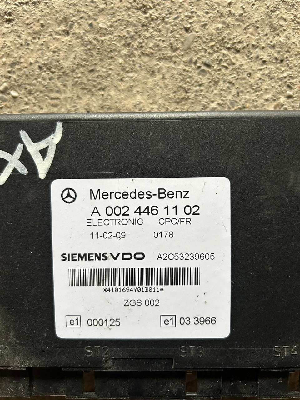 Centralina Mercedes Axor A 002 446 11 02 usata