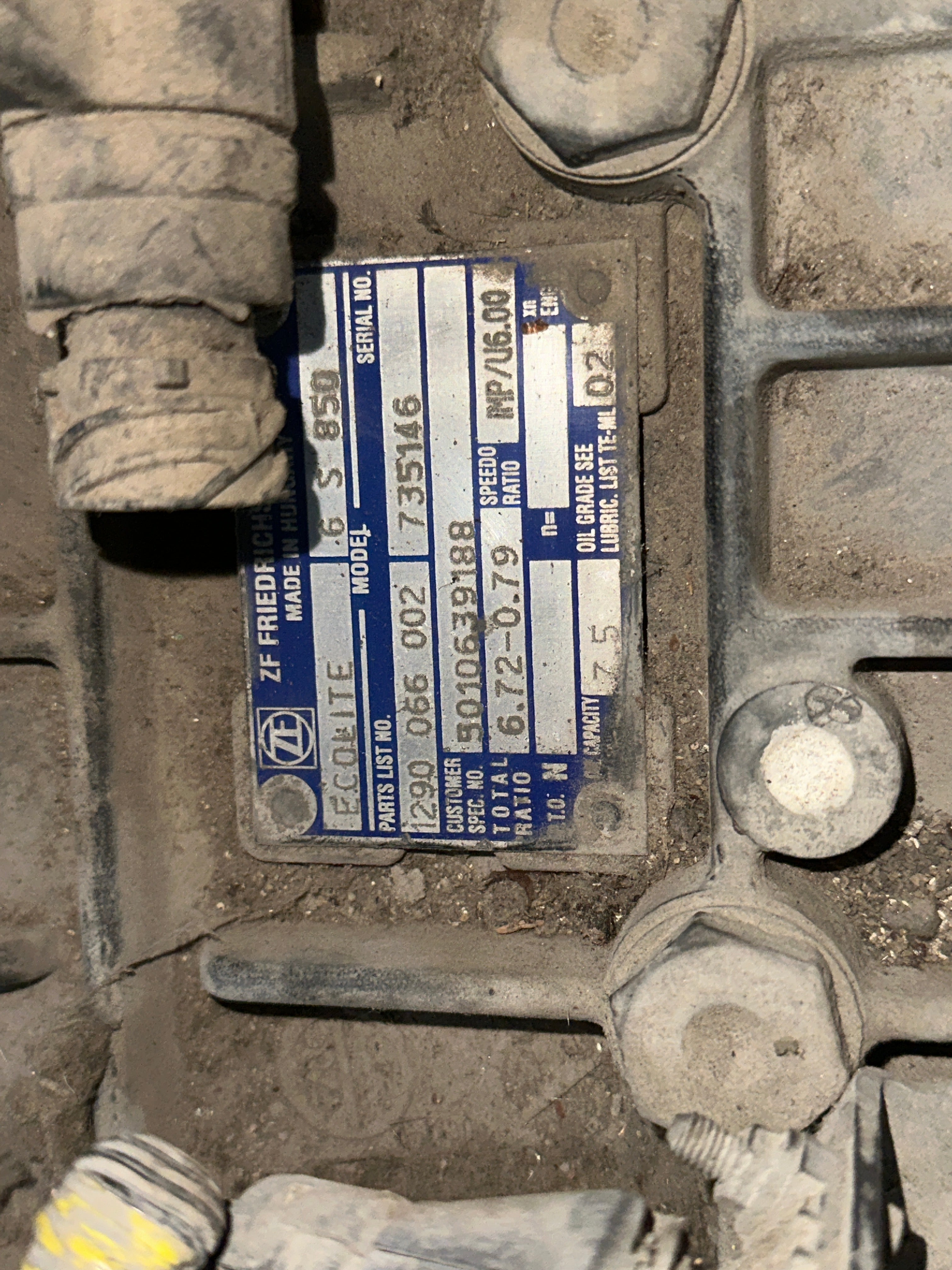 Cambio Renault 220 tipo ZF Ecolite usato