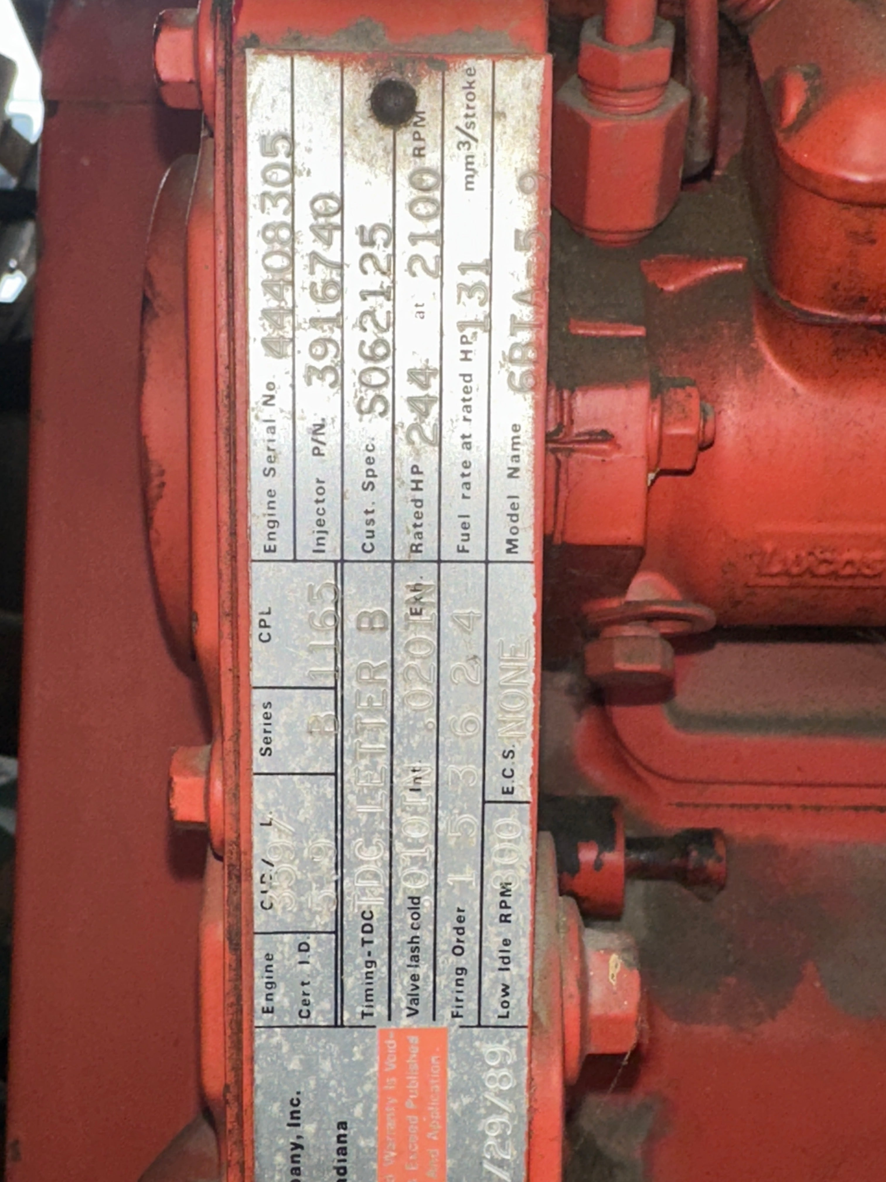 Motore Generatore Cummins usato seminuovo