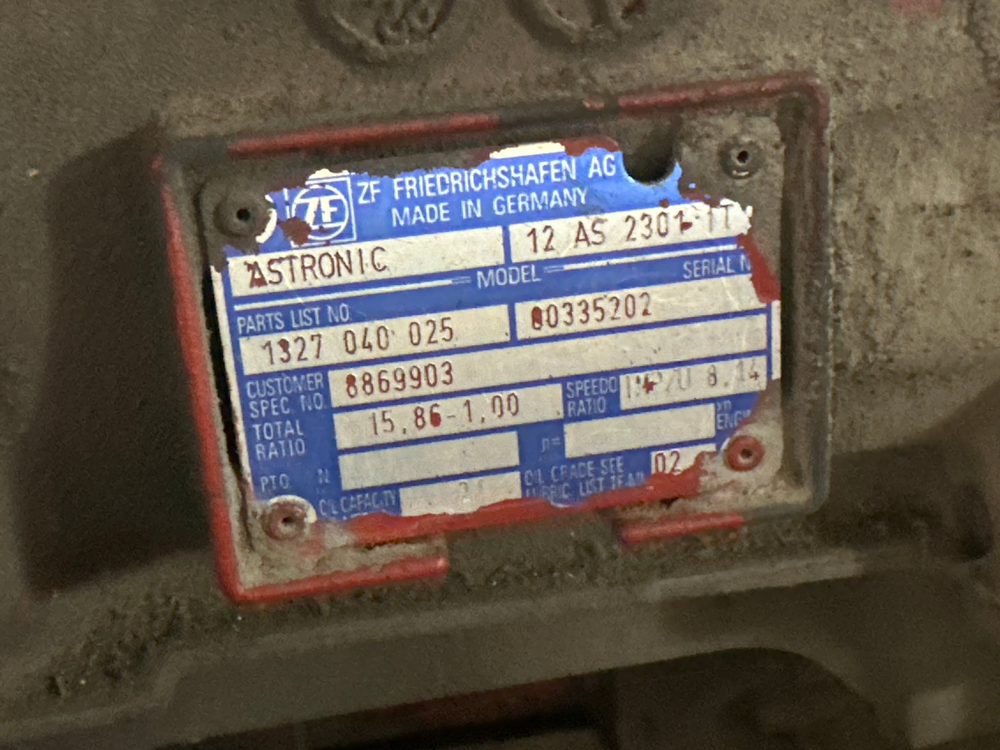 Cambio Iveco stralis ZF-Astronic 12AS2301IT usato