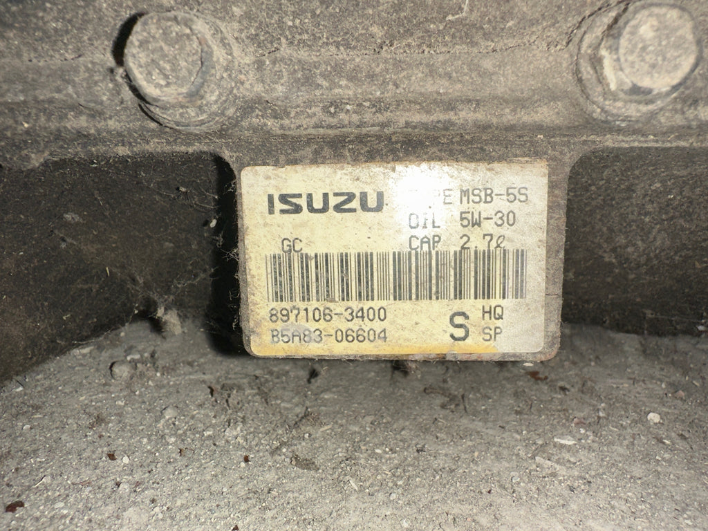 Cambio tipo Isuzu 3000