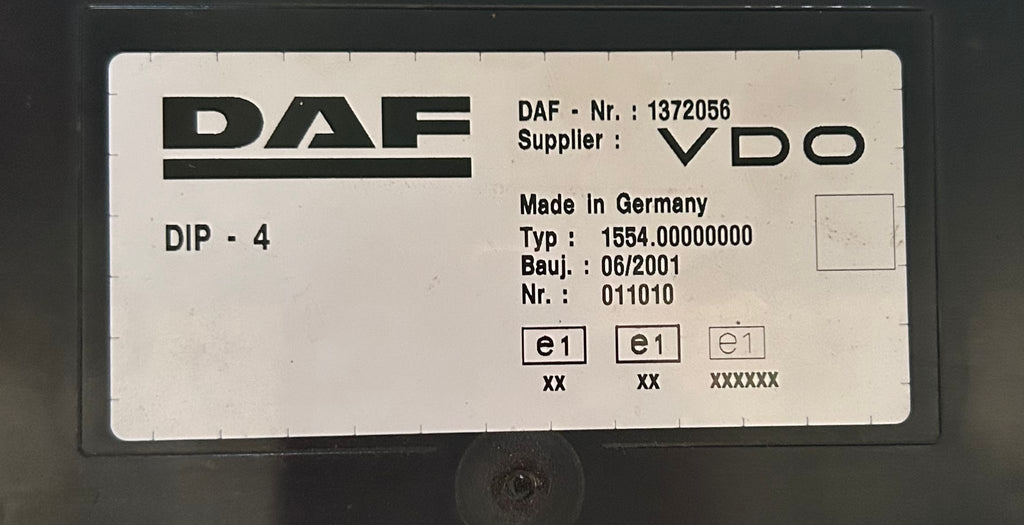 Quadro strumenti DAF usato